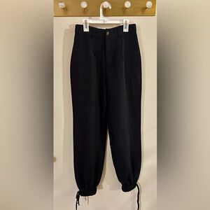 SHEIN Black Drawstring Pants
